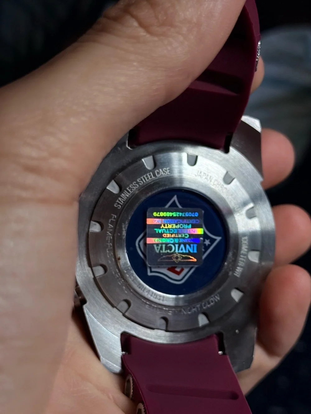 Washington Football Team Bulova Maroon and Gold Sports Watch